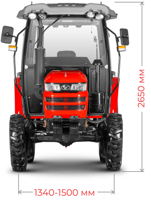 Габариты спереди